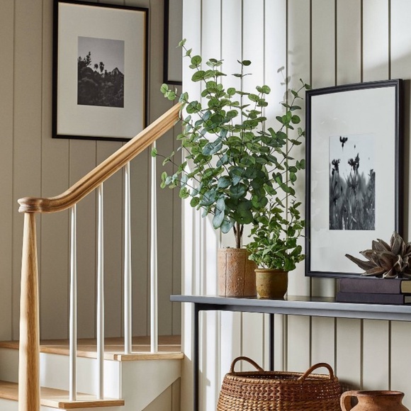 NIB THRESHOLD LARGE ARTIFICIAL EUCALYTUS PLANT - Picture 3 of 3